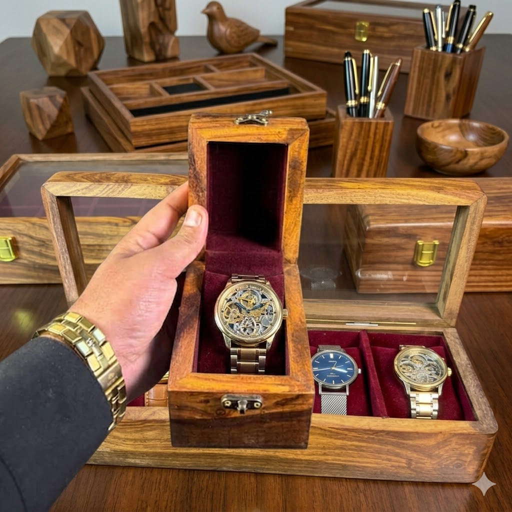 Handmade Wooden Watch Boxes